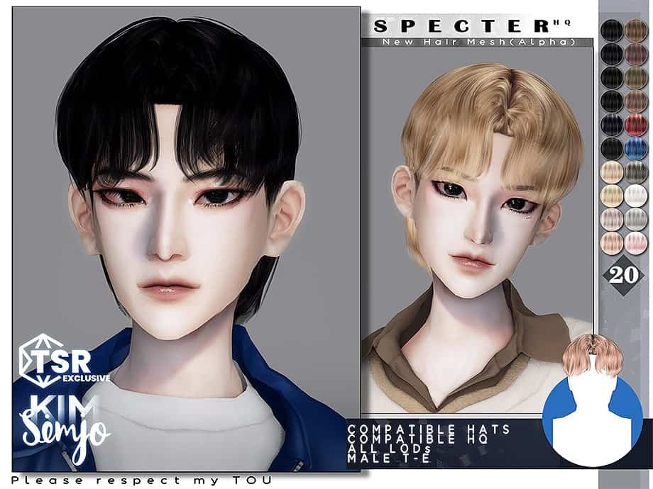 Ts4 Male Hairstyle Specter
