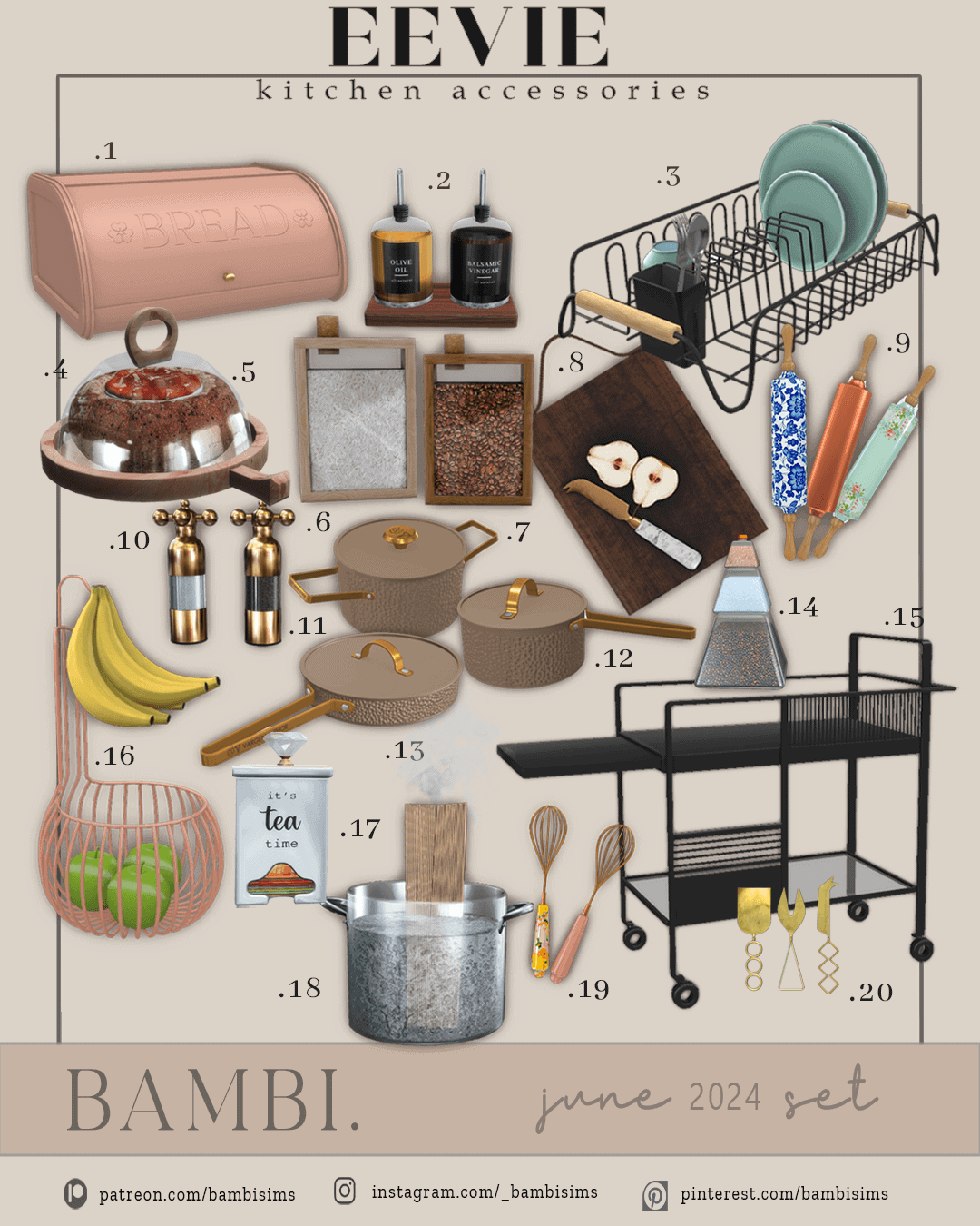 Eevie Kitchen Accessories
