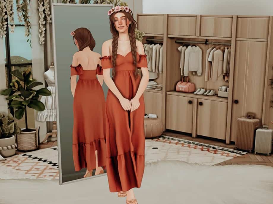 Boho CAS Background With Mirror