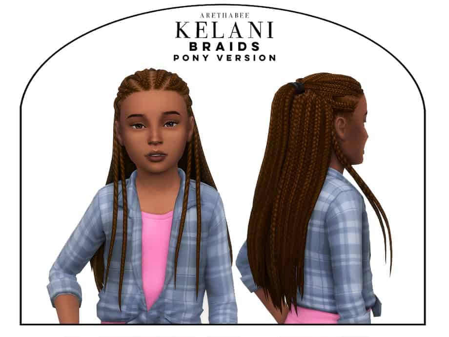 Kelani Braids Ponytail