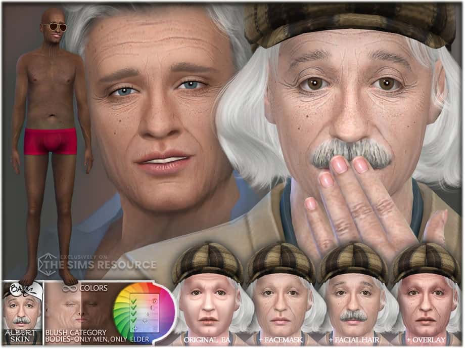 Elderly Male Skin 70+