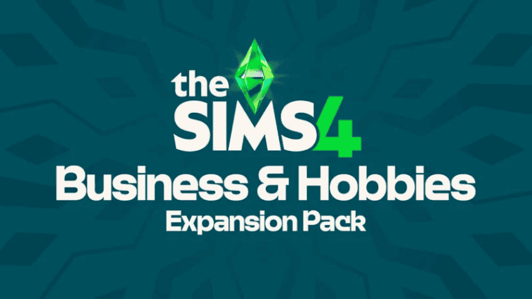 Sims 4 Business & Hobbies Expansion Pack logo for Must Have Mods.
