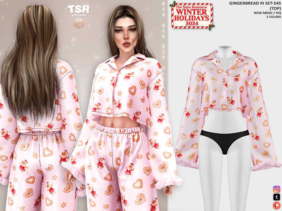 Gingerbread PJ Set