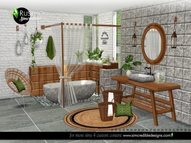 Rustic Summer Sims 20+Best Sims 4 Rustic CC Packs for a Cozy Countryside Vibe