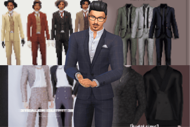 Slim-fit men's suits and fashion accessories display at Must Have Mods, focusing on stylish formal wear, tailored blazers, and designer clothing for modern men.