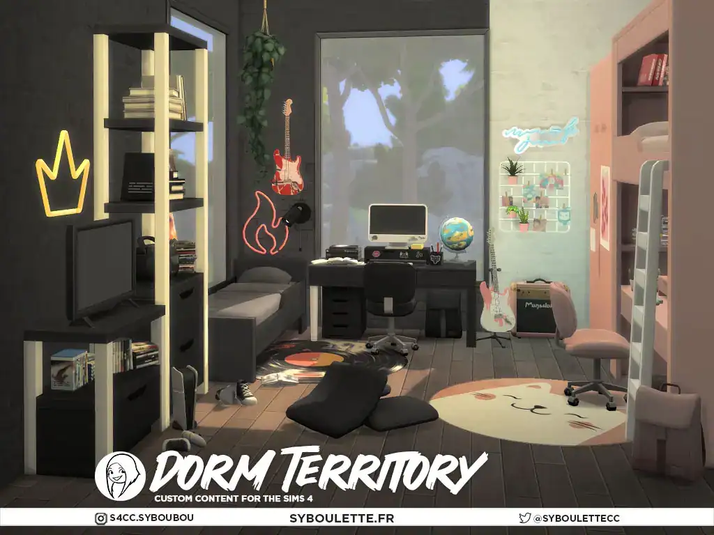 Dorm Territory Bedroom CC