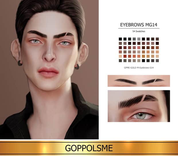 GPME Gold M-Eyebrows G14