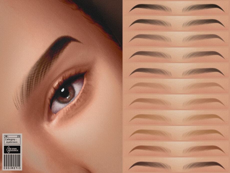 Soft Angled Eyebrows No. 29