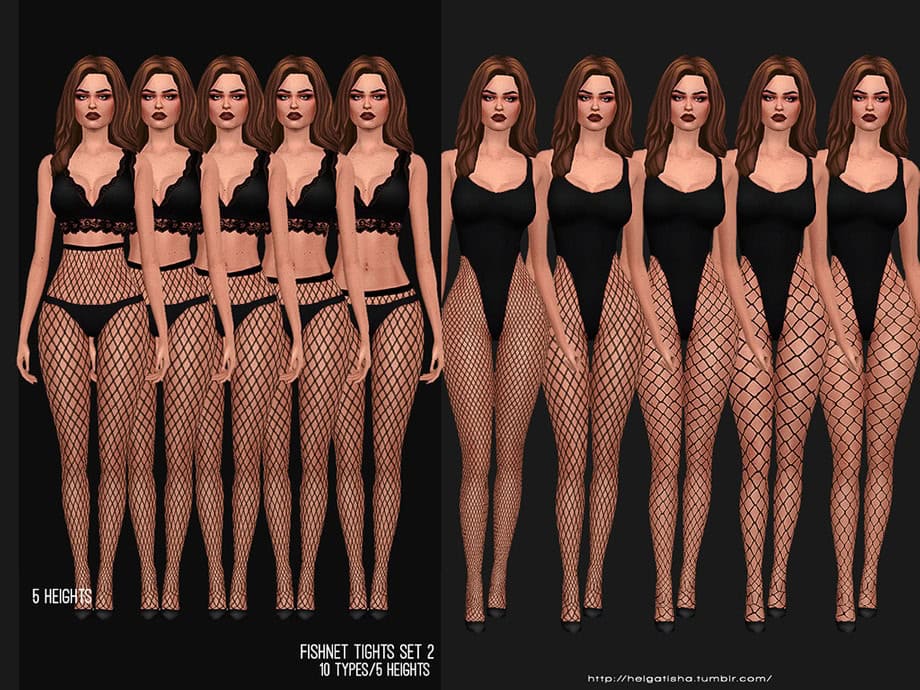 Helgatisha Fishnet Tights Set 2