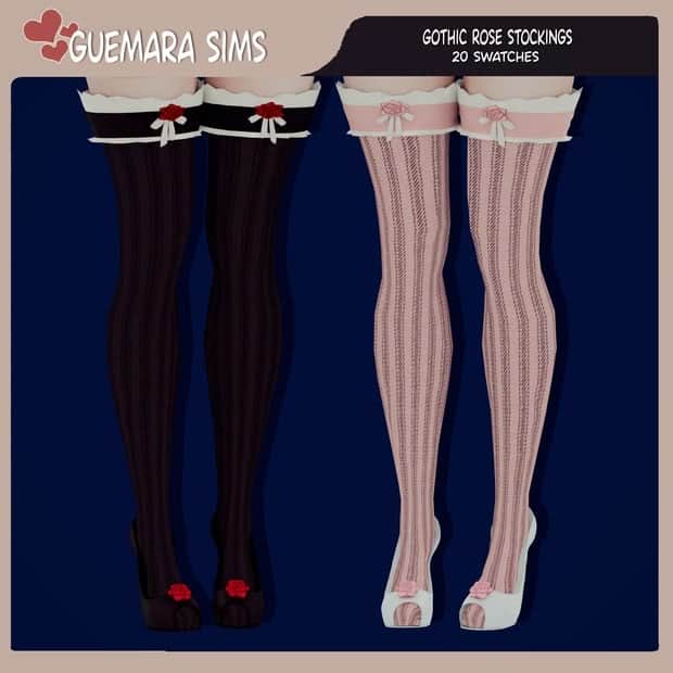Gothic Rose Stockings