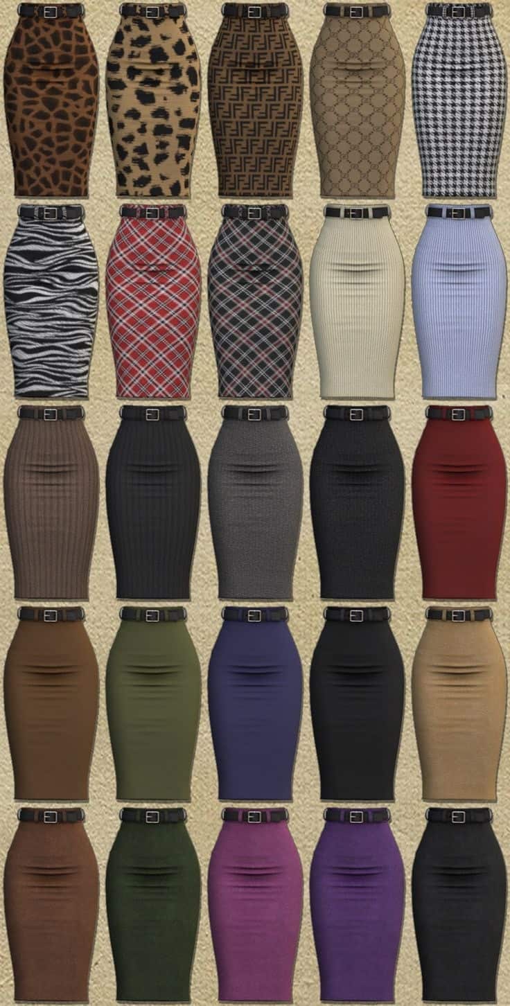 H-Line Knee Skirt