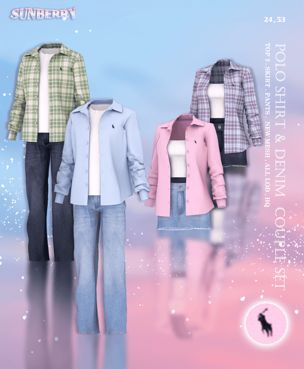 Couple Set Polo Shirt