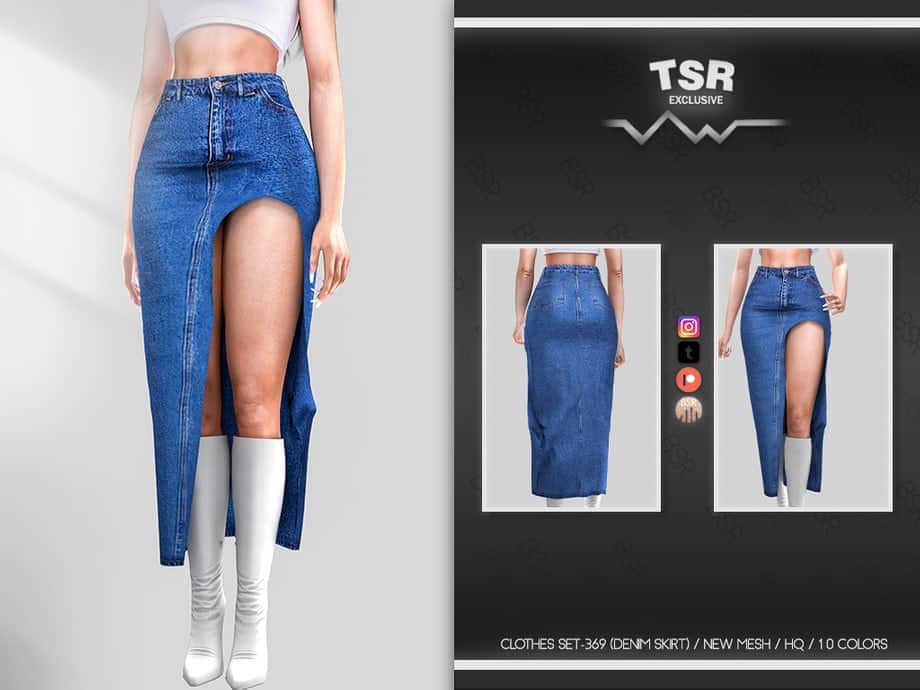 Denim Skirt