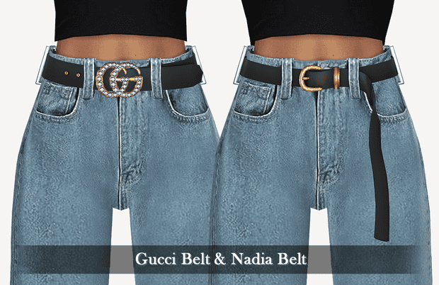 Gucci Belt And Nadia Belt