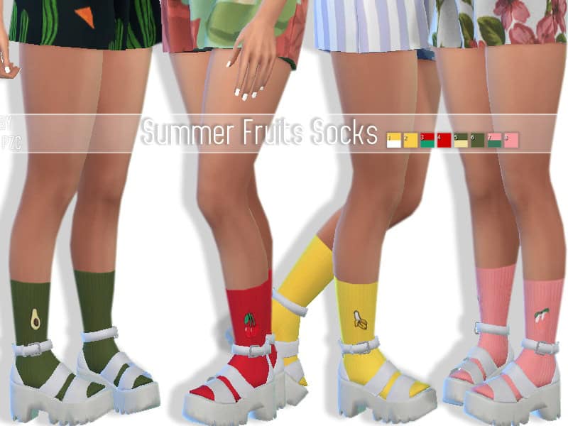 Summer Fruit Socks