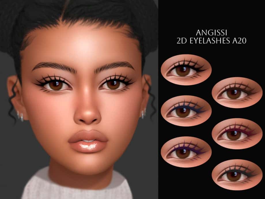 2D eyelashes A20