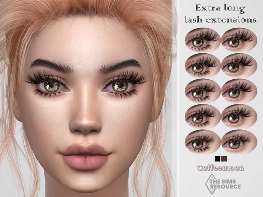 Extra Long Lash Extensions 3D