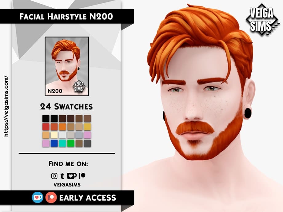 Facial Hair Style N200