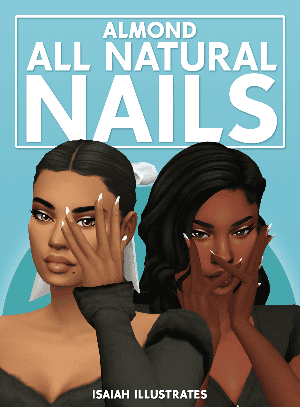 Almond All Natural Nails