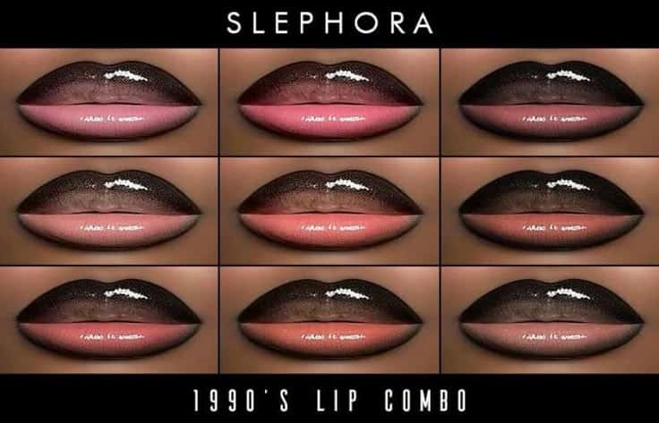 Slephora’s 1990 Lip Combo