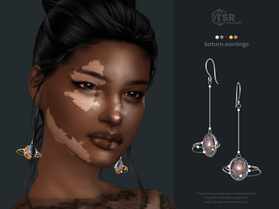Saturn Earrings