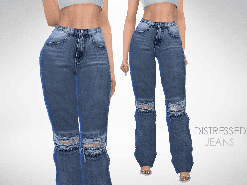 Distressed Jeans
