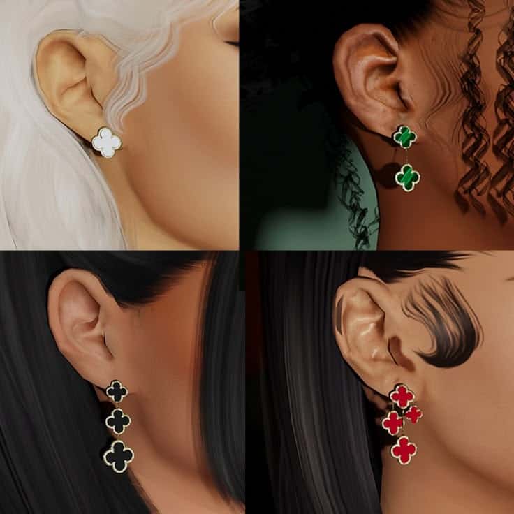 Luxe Clover Earrings