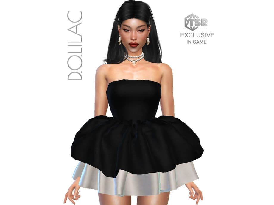 Puffy Mini Dress