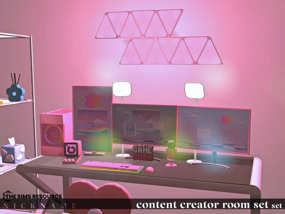 Content Creator Room Set