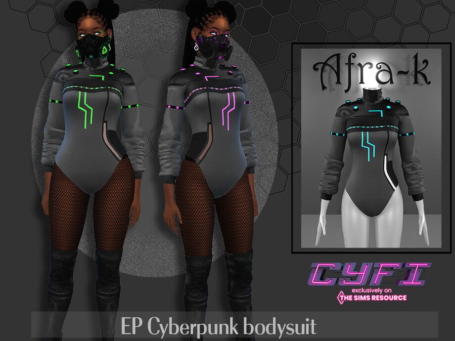 CyFi EP Cyberpunk bodysuit