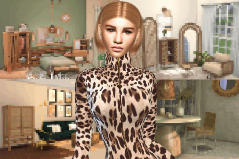 Leopard print zip-up jacket on stylish woman in modern home decor background, luxury interior design, Must Have Mods, fashionable home accessories and stylish living space, interior design trends 2023.