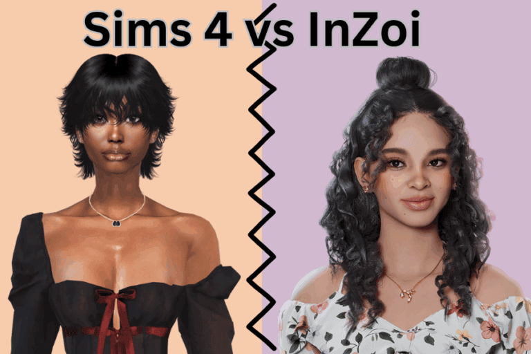 Sims 4 vs inzoi comparison mod, custom hairstyle clash, inzaoi vs sims 4 hairstyle, realistic hairstyles sims 4, inzaoi mod for sims 4, hair mod comparison for sims 4.