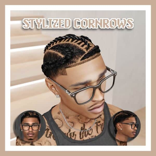 Stylized Cornrows: Embrace The Afro Style