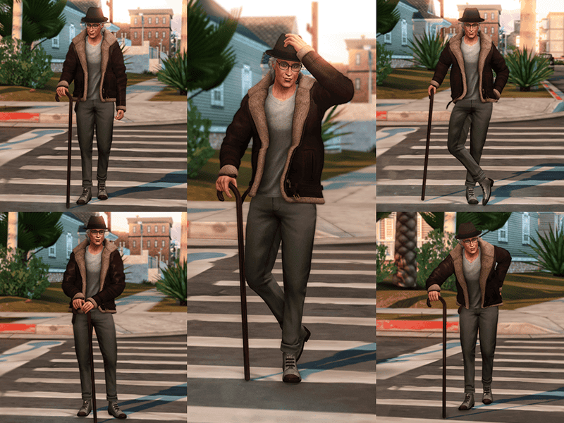 Walking Cane Poses