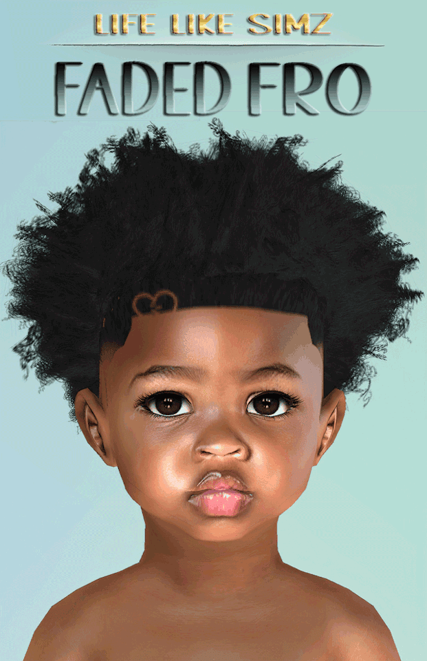 LLS Faded Fro: Male Hair