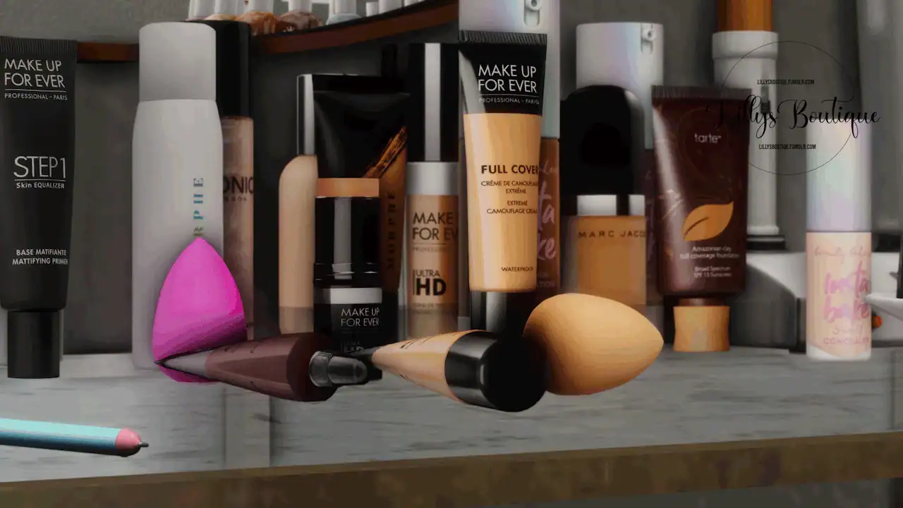 Makeup Clutter