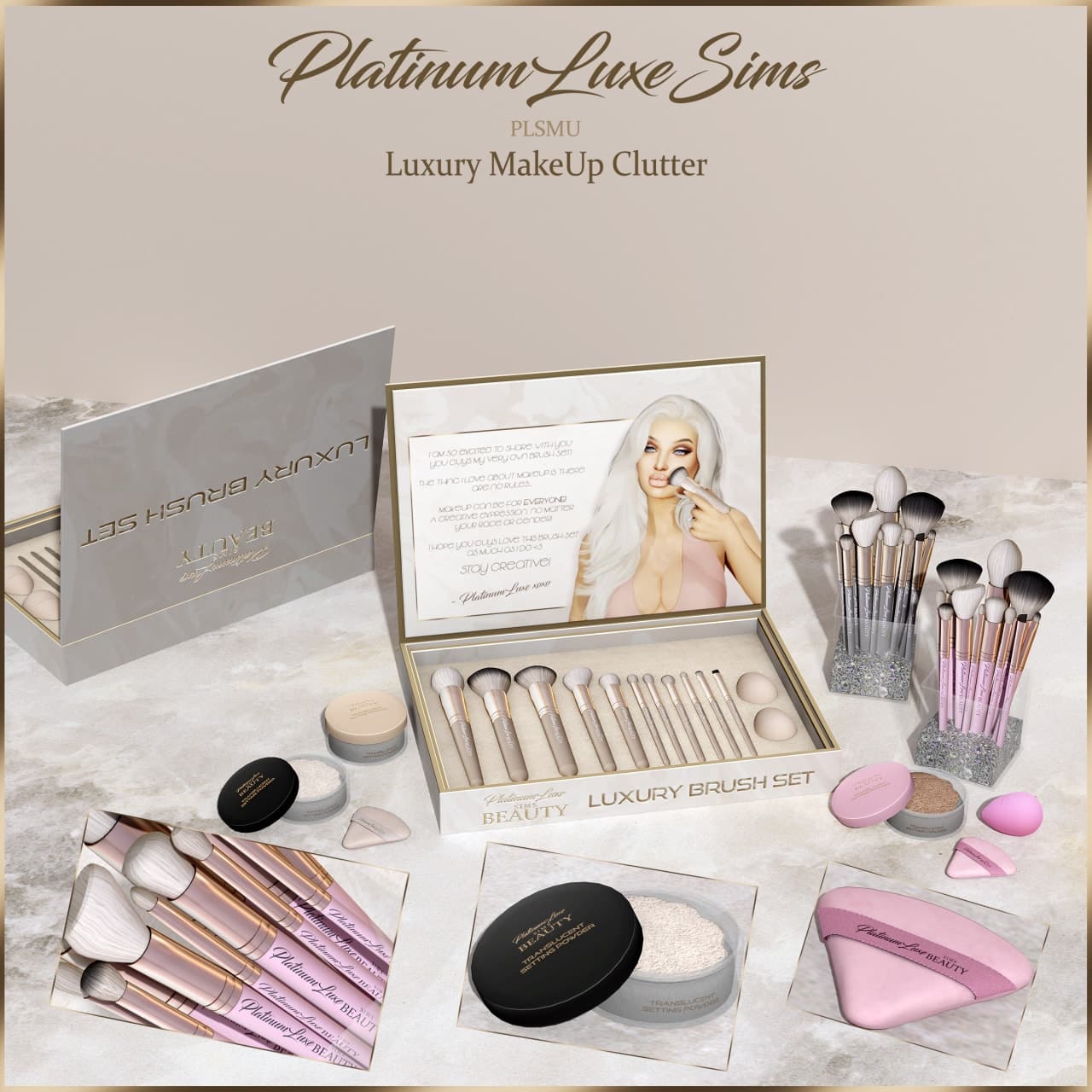 Luxury Makeup Clutter