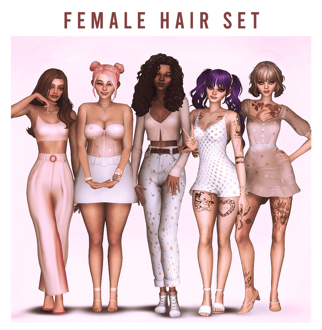 Female Hair Set
