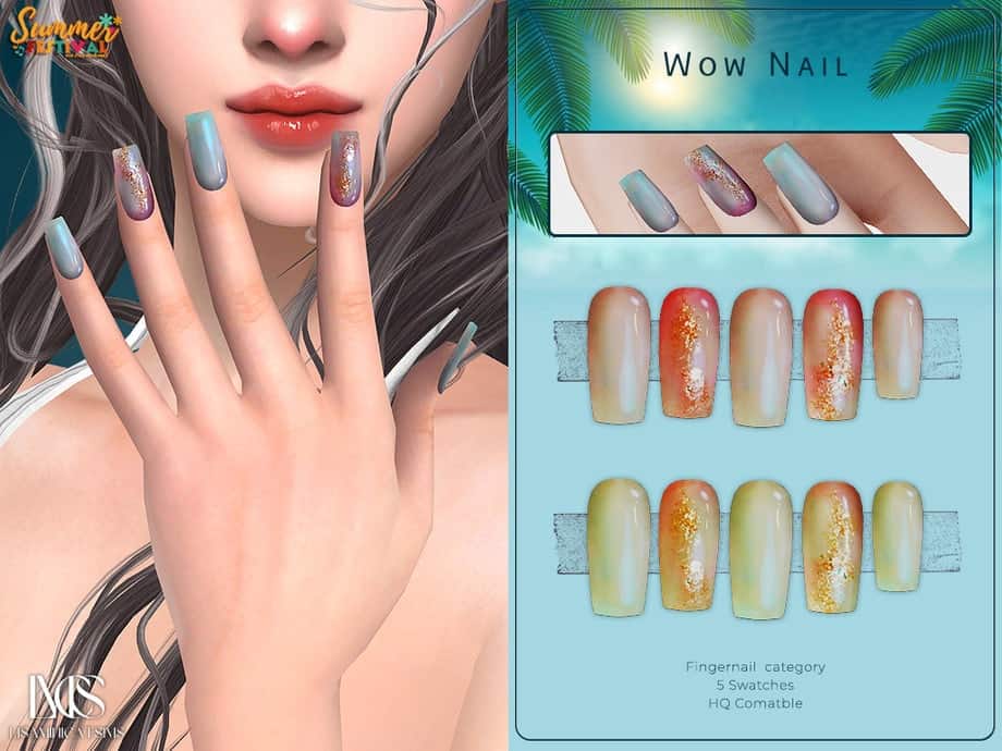 Summer Festival Wow Nail