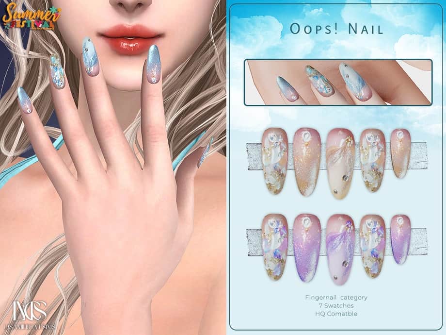 Summer Festival Oops! Nails