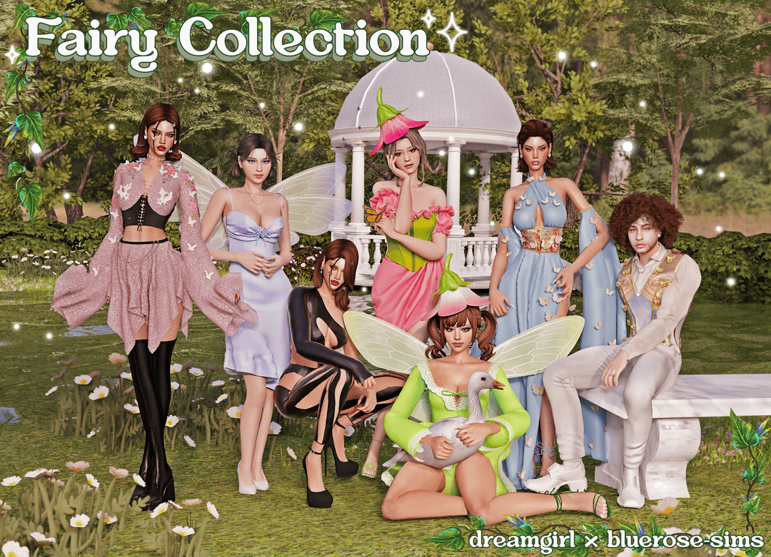 Best Sims 4 Fairy CC Wings, Outfits, Makeup, and Accessories for your Game — free download