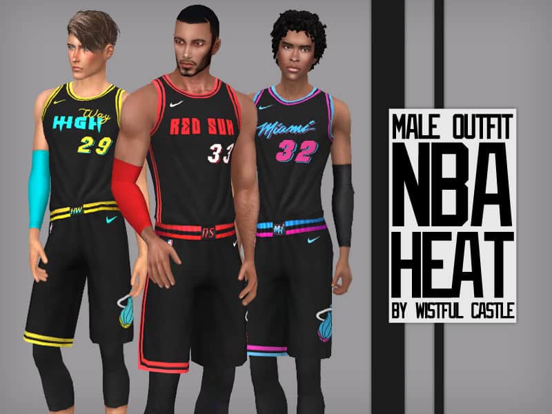 NBA Heat Male Outfit