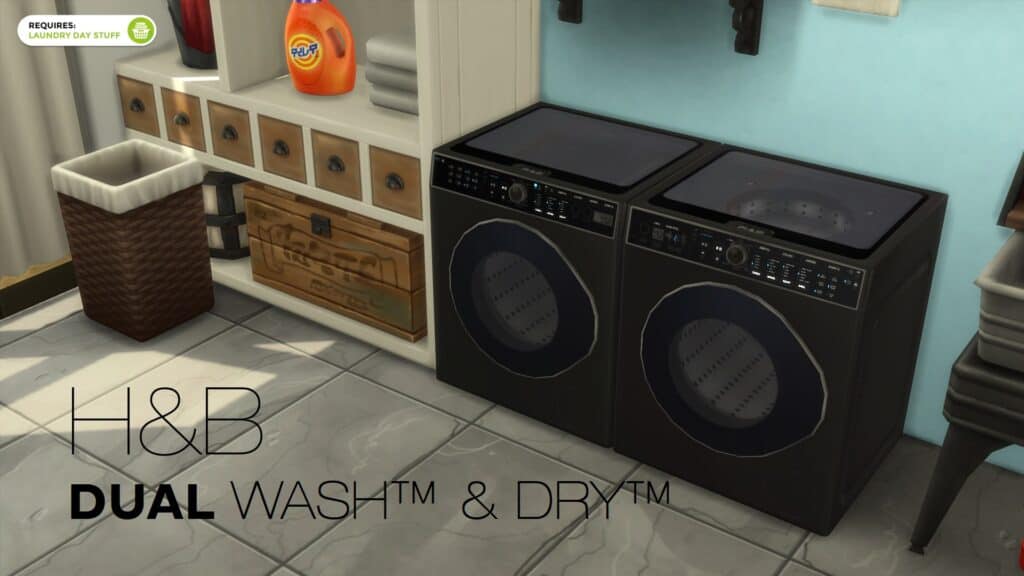 H&B Dual Wash Dual Dry