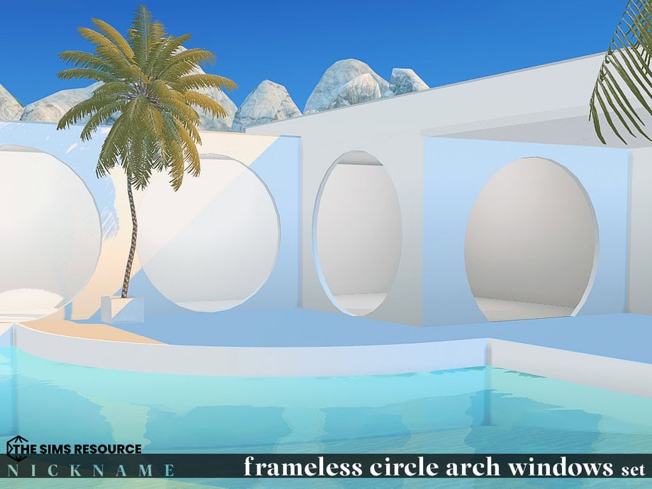 Circle Arch Windows Set