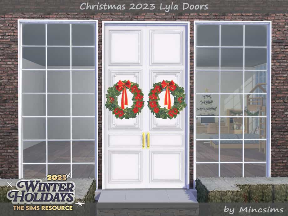 Christmas Layla Doors