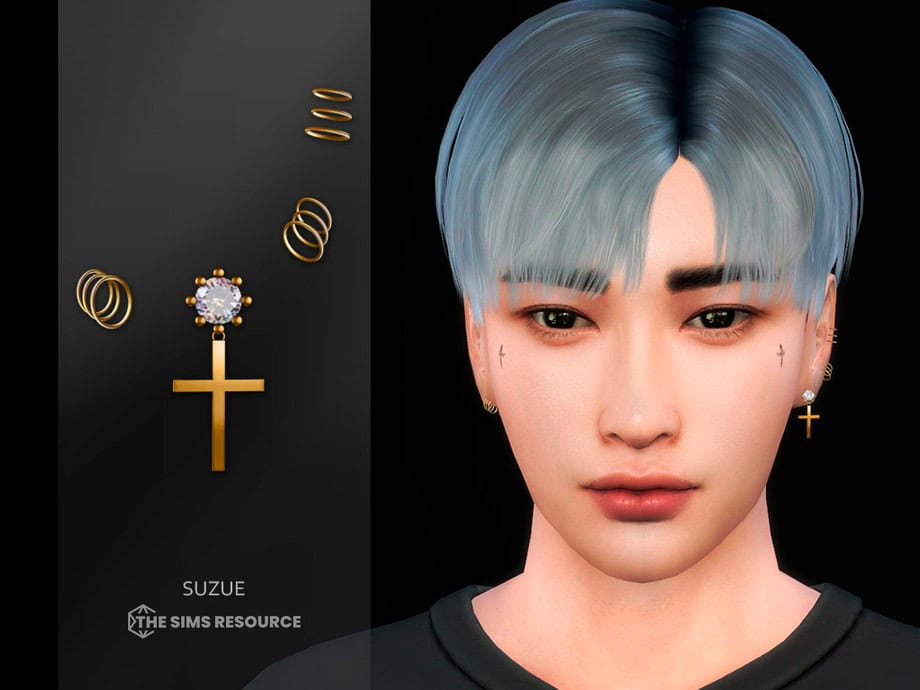 Cross V2 Earrings