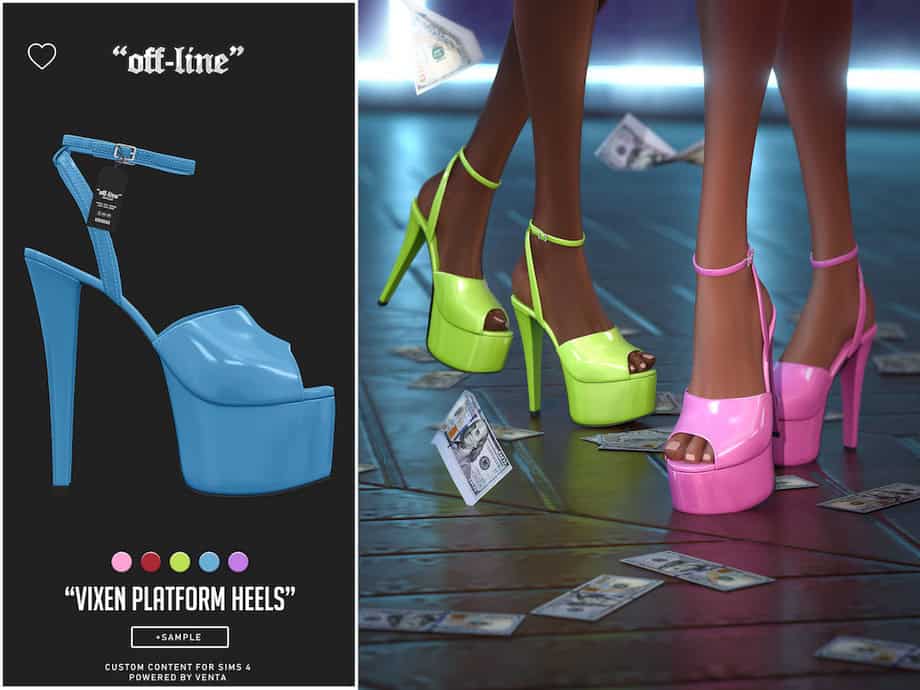 Off-Line – Vixen Platform Heels