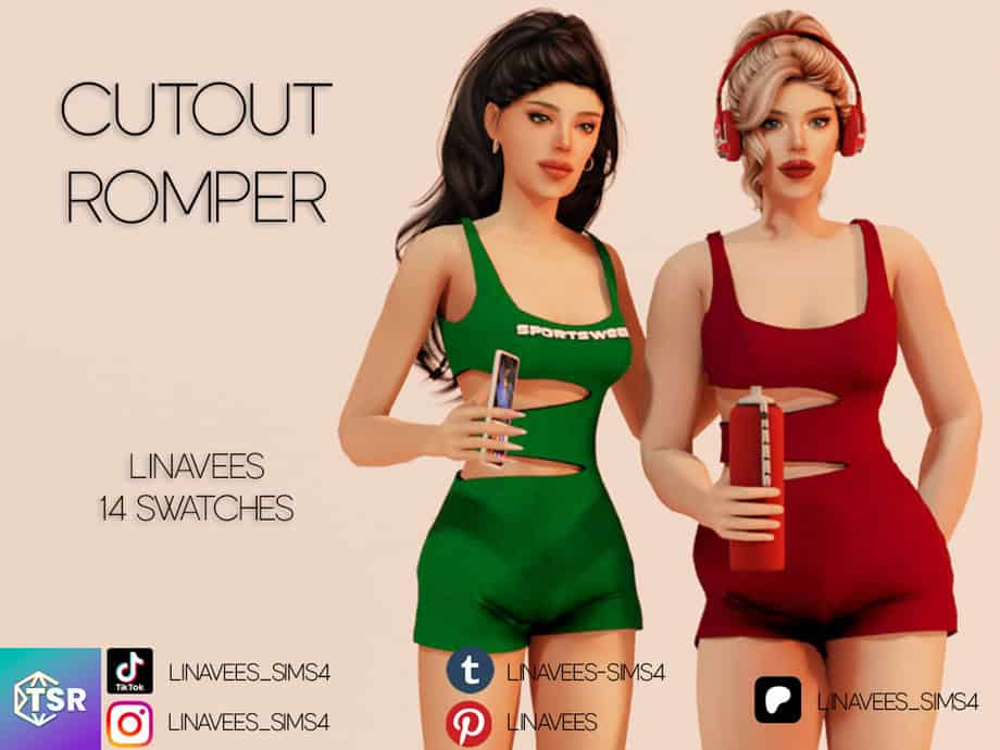 Joy Cutout Romper