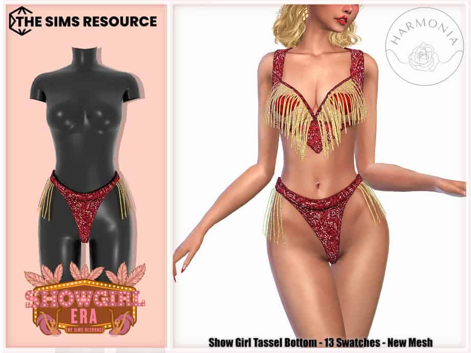 Show Girl Tassel Bottom