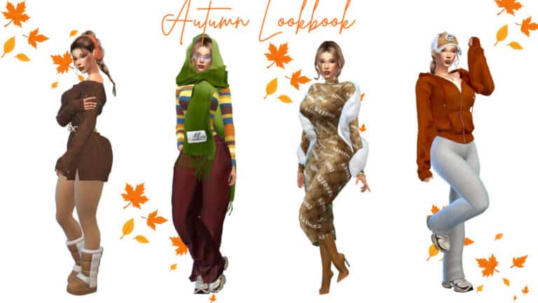Sims 4 Autumn Lookbook